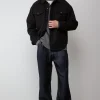 WOOL BLEND BUTTON FRONT SHIRT