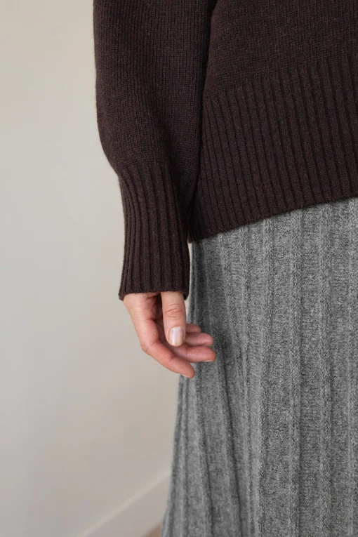WOOL-BLEND OVERSIZED TURTLENECK SWEATER