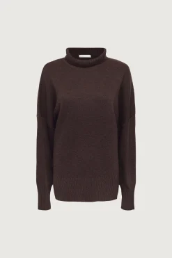 WOOL-BLEND OVERSIZED TURTLENECK SWEATER