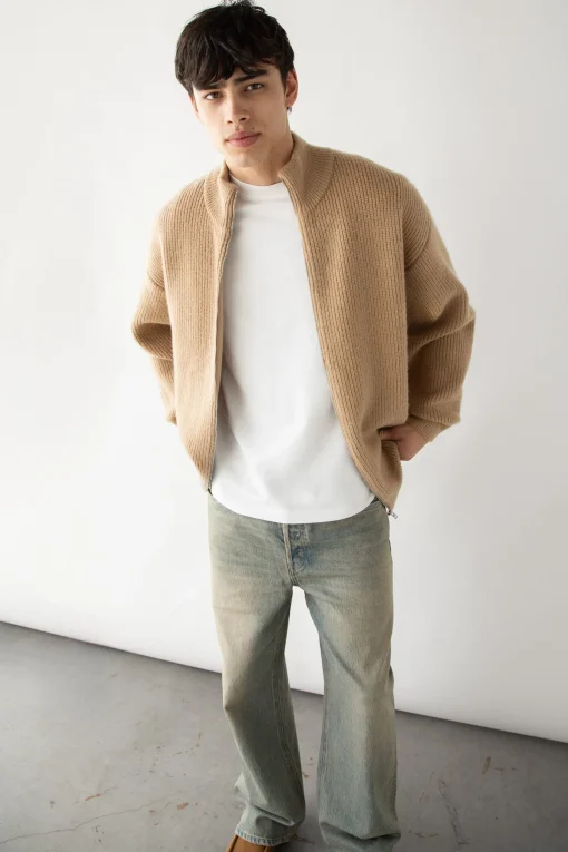 ZIP UP CARDIGAN