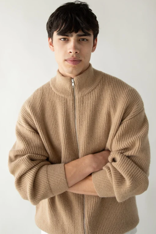 ZIP UP CARDIGAN