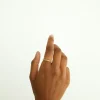 ZIRCONIA BEADED RING