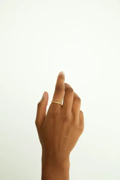 ZIRCONIA BEADED RING