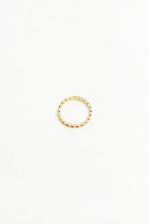 ZIRCONIA BEADED RING