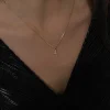 ZIRCONIA CROSS NECKLACE