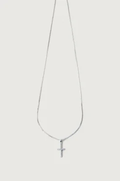ZIRCONIA CROSS NECKLACE