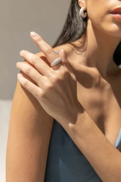 ZIRCONIA DOME RING