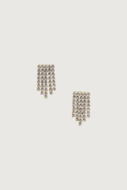 ZIRCONIA FRINGE EARRING