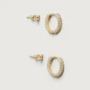 ZIRCONIA HUGGIE HOOP AND STUD