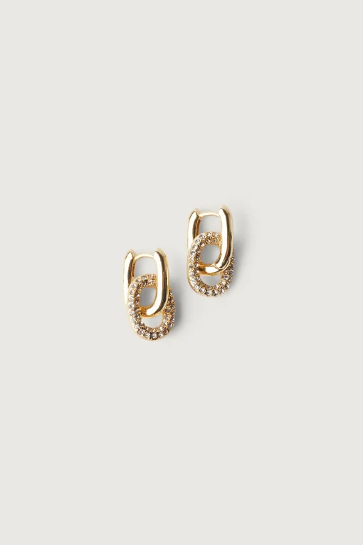 ZIRCONIA LINK EARRING