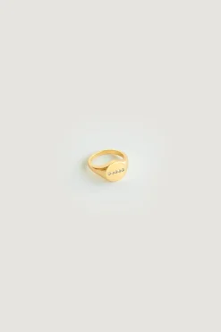 ZIRCONIA SIGNET RING