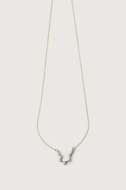 ZODIAC NECKLACE WITH ZIRCONIA