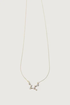ZODIAC NECKLACE WITH ZIRCONIA