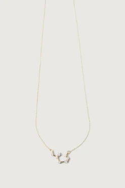ZODIAC NECKLACE WITH ZIRCONIA