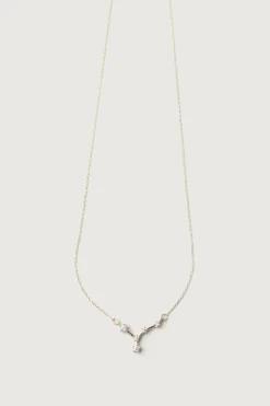 ZODIAC NECKLACE WITH ZIRCONIA