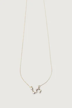 ZODIAC NECKLACE WITH ZIRCONIA